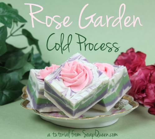 Rose Garden Cold Process Soap Tutorial - Soap Queen